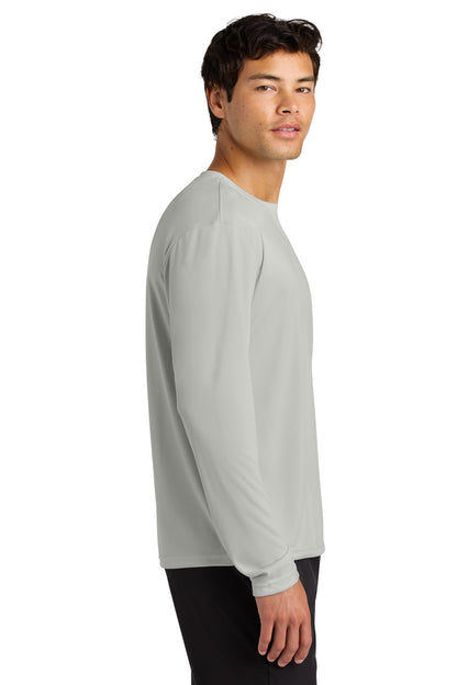 Silver A4 Cooling Performance Long Sleeve Tee A4N3165 plain