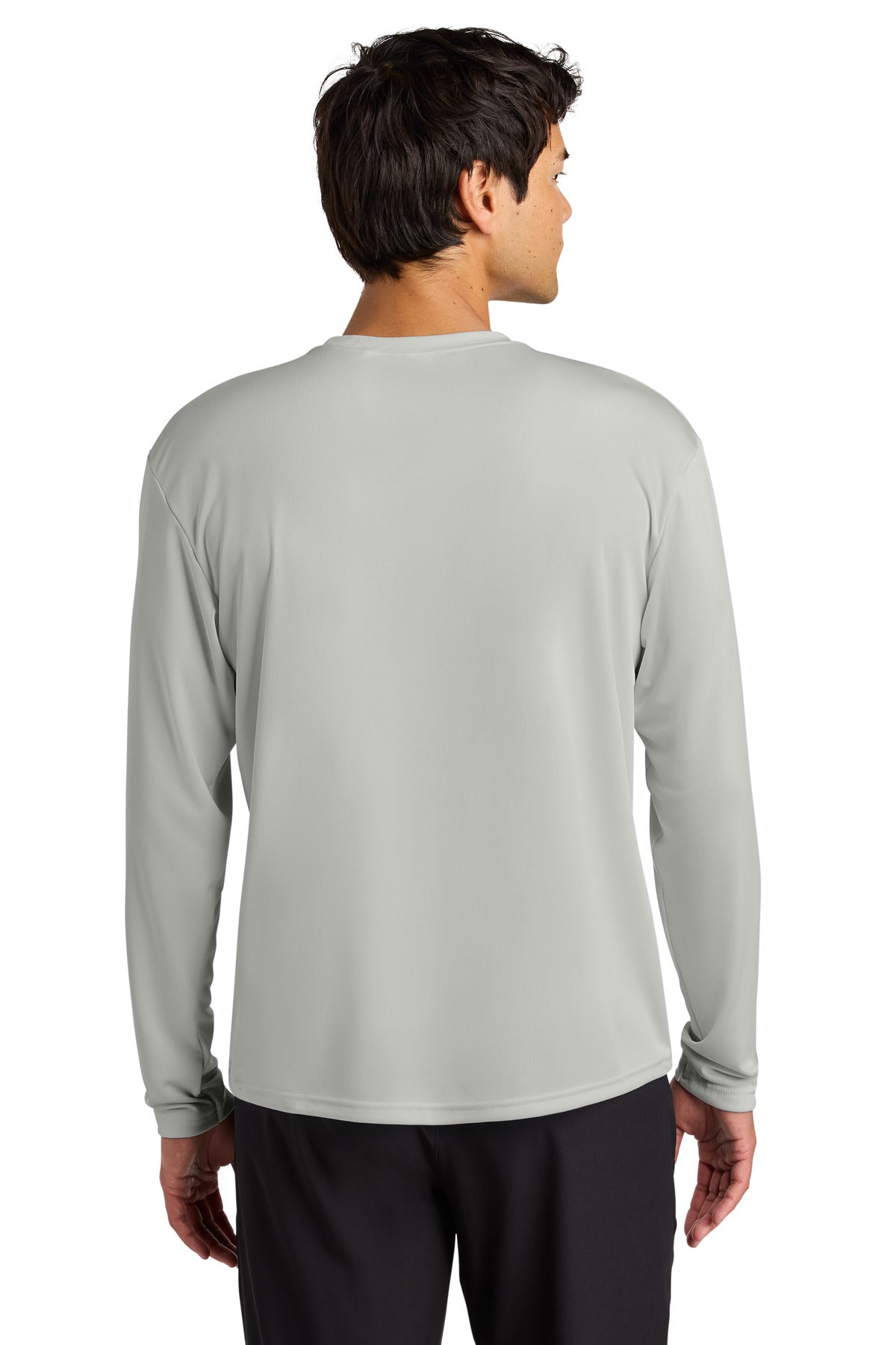 Silver A4 Cooling Performance Long Sleeve Tee A4N3165 plain