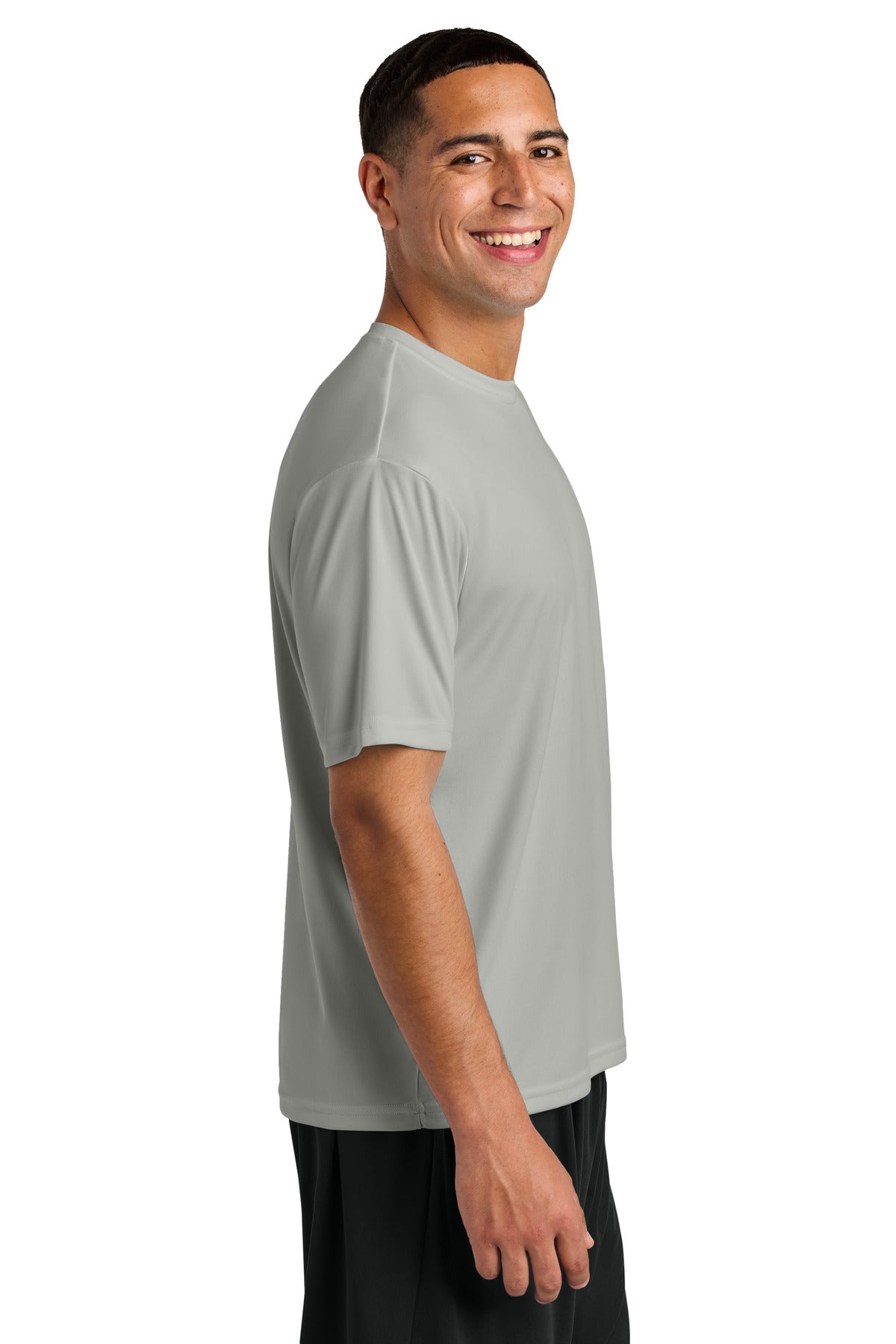 Silver A4 Cooling Performance Short Sleeve Tee A4N3142 plain