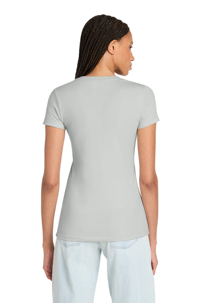 Silver BELLA+CANVAS Women's Slim Fit Tee. BC6004
