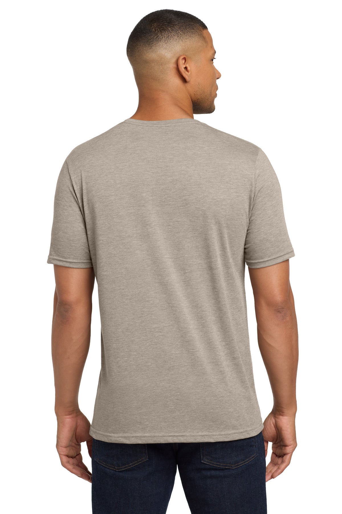 Silver Next Level Apparel Adult Poly/Cotton Tee. NL6200 plain