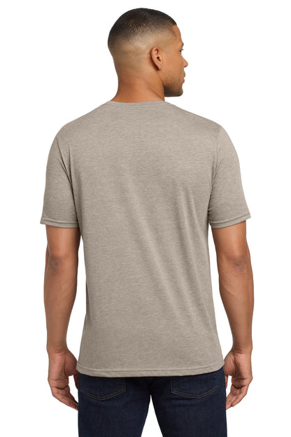 Silver Next Level Apparel Adult Poly/Cotton Tee. NL6200 plain