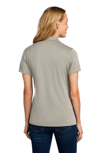 Silver Port Authority Women's Performance Staff Polo LK398 plain