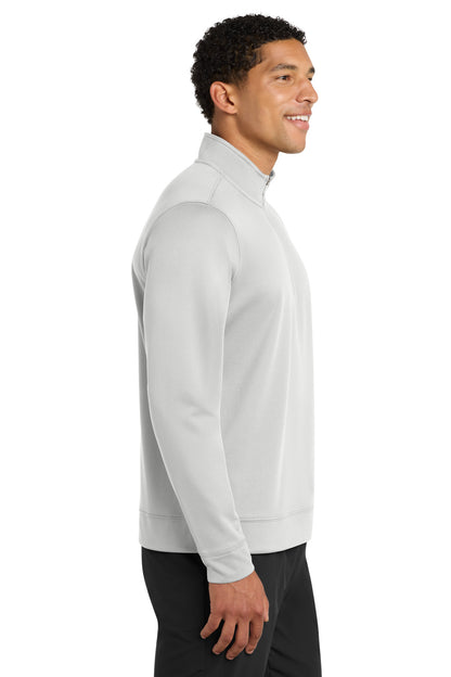 Silver Port & Co Performance Fleece 1/4-Zip Pullover Sweatshirt. PC590Q plain