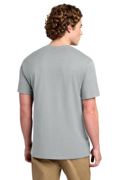 Silver Port & Co Ring Spun Cotton Tee. PC150 plain