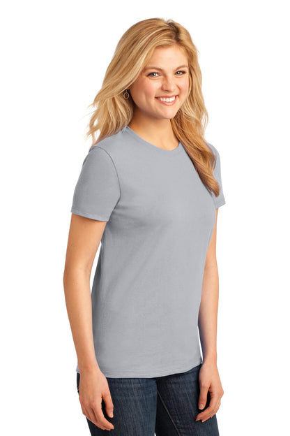 Silver Port & Co Women's Core Cotton Tee. LPC54 plain