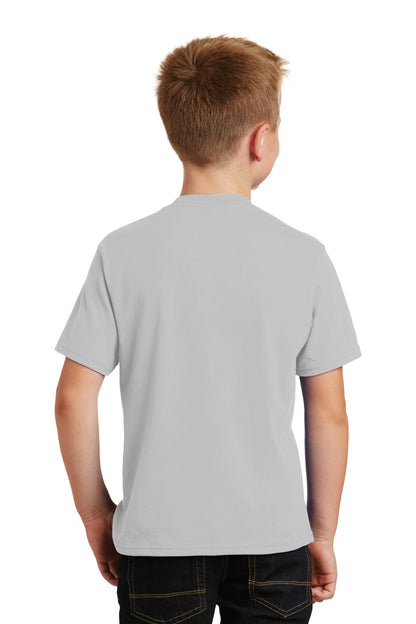 Silver Port & Co Youth Fan Favorite Tee. PC450Y plain