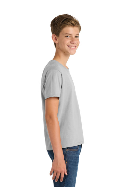 Silver Port & Co Youth Fan Favorite Tee. PC450Y plain