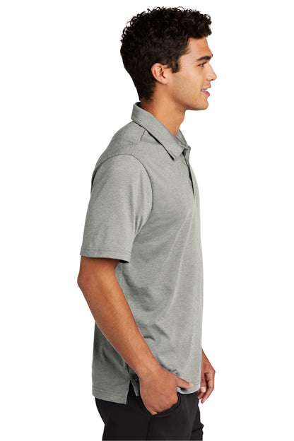 Silver Sport-Tek PosiCharge Strive Polo ST530 plain