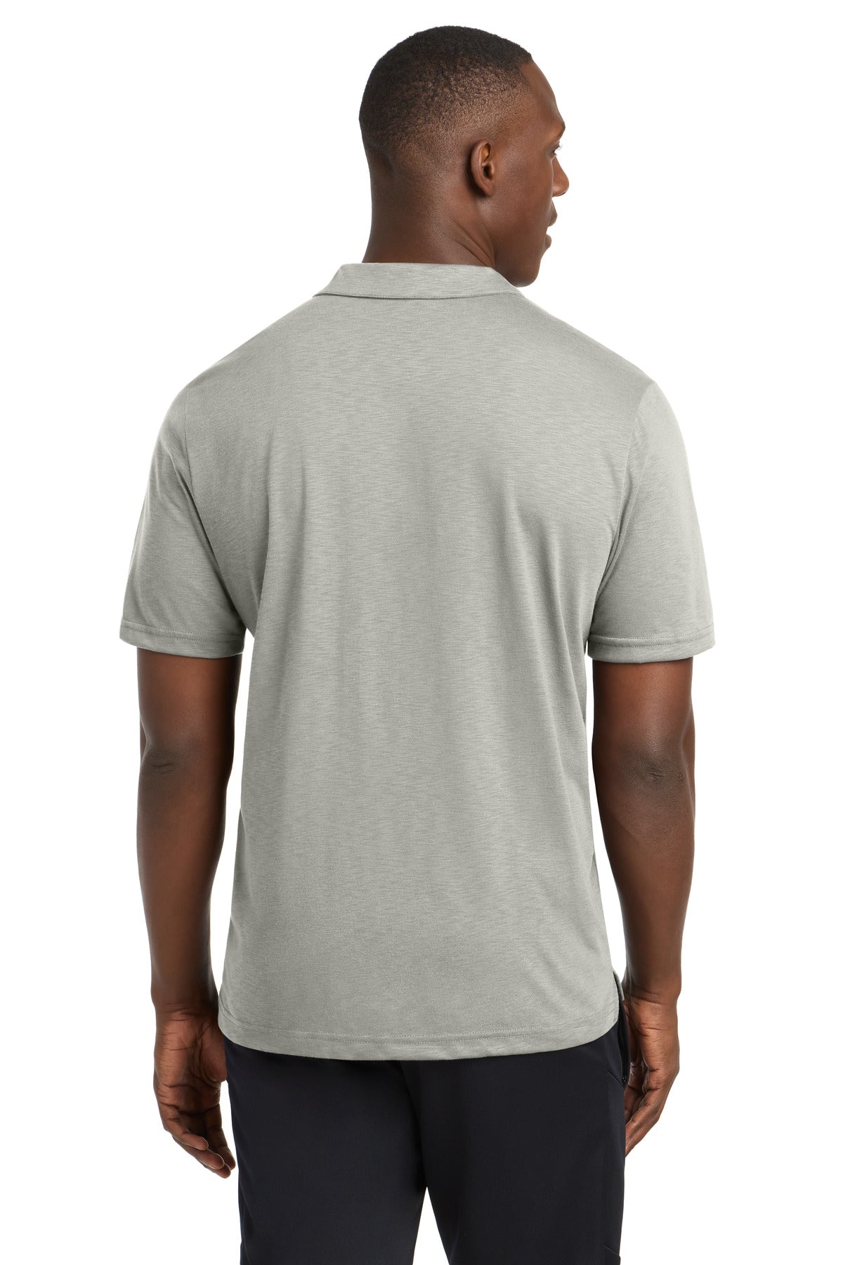 Silver Sport-Tek PosiCharge Strive Polo ST530 plain