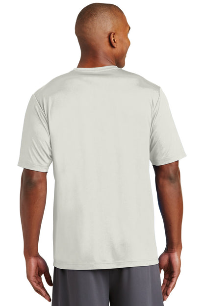 Silver Sport-Tek PosiCharge Tough Tee . ST320 plain