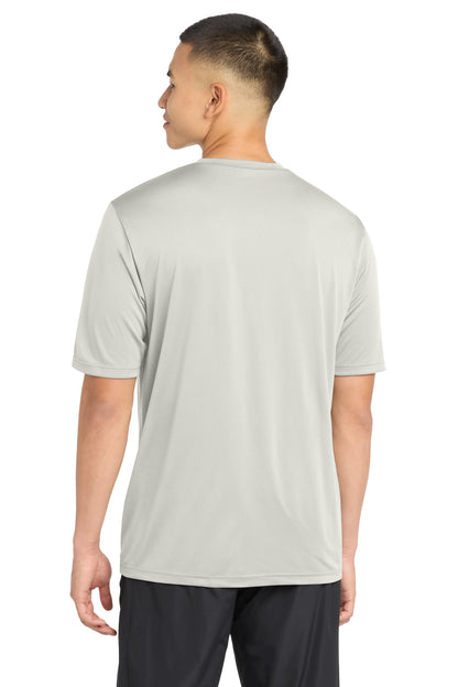 Silver Sport-Tek PosiCharge Tough Tee . ST320 plain
