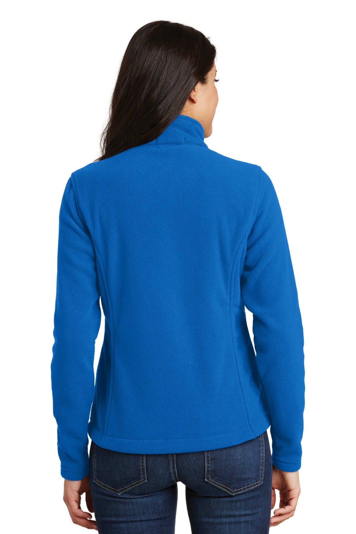 Skydiver Blue Port Authority Women's Value Fleece Jacket. L217 plain