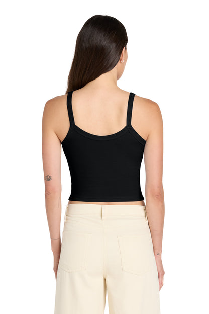 SldBkBlend BELLA+CANVAS Women's Micro Rib Spaghetti Strap Tank BC1012 plain