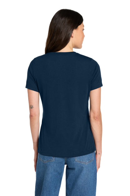 SldNavyTB BELLA+CANVAS Women's Relaxed Triblend Tee BC6413 plain