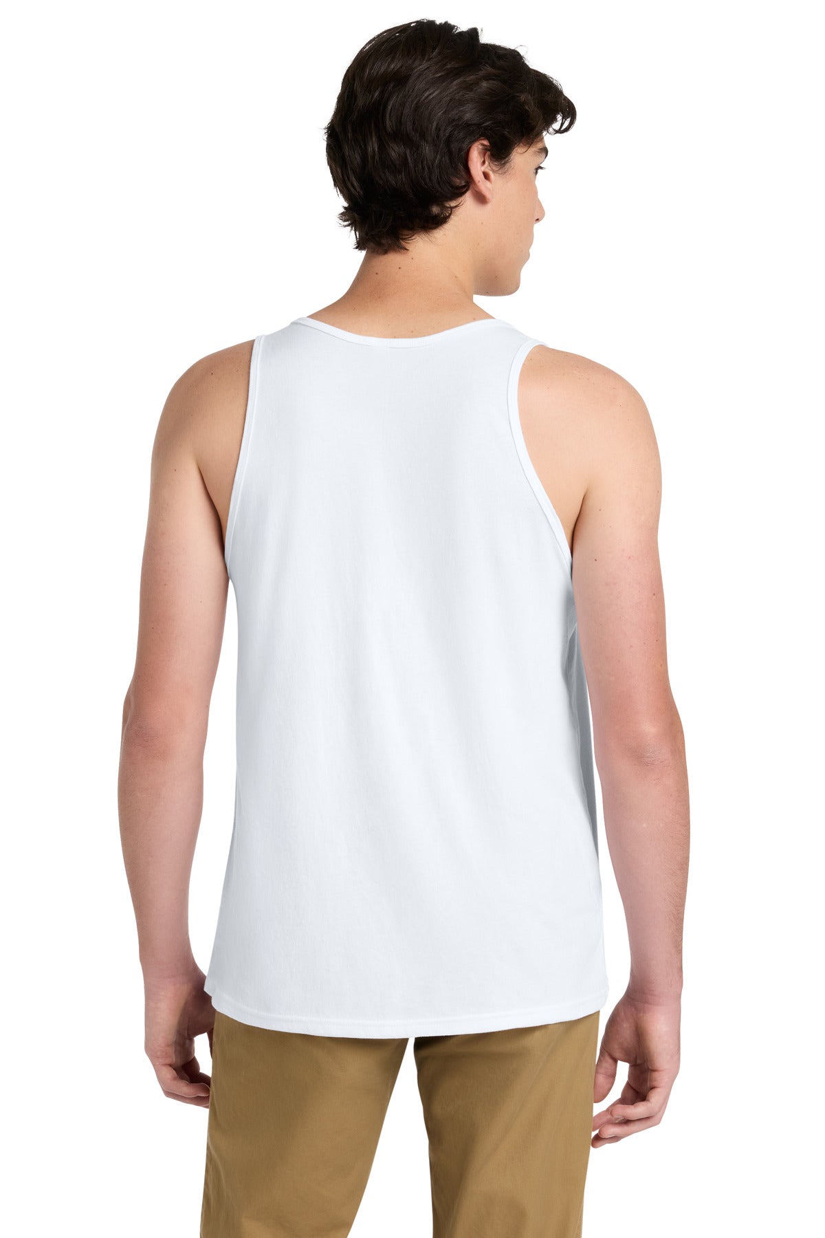 SldWhBlend BELLA+CANVAS Unisex Heather CVC Tank BC3480CVC plain