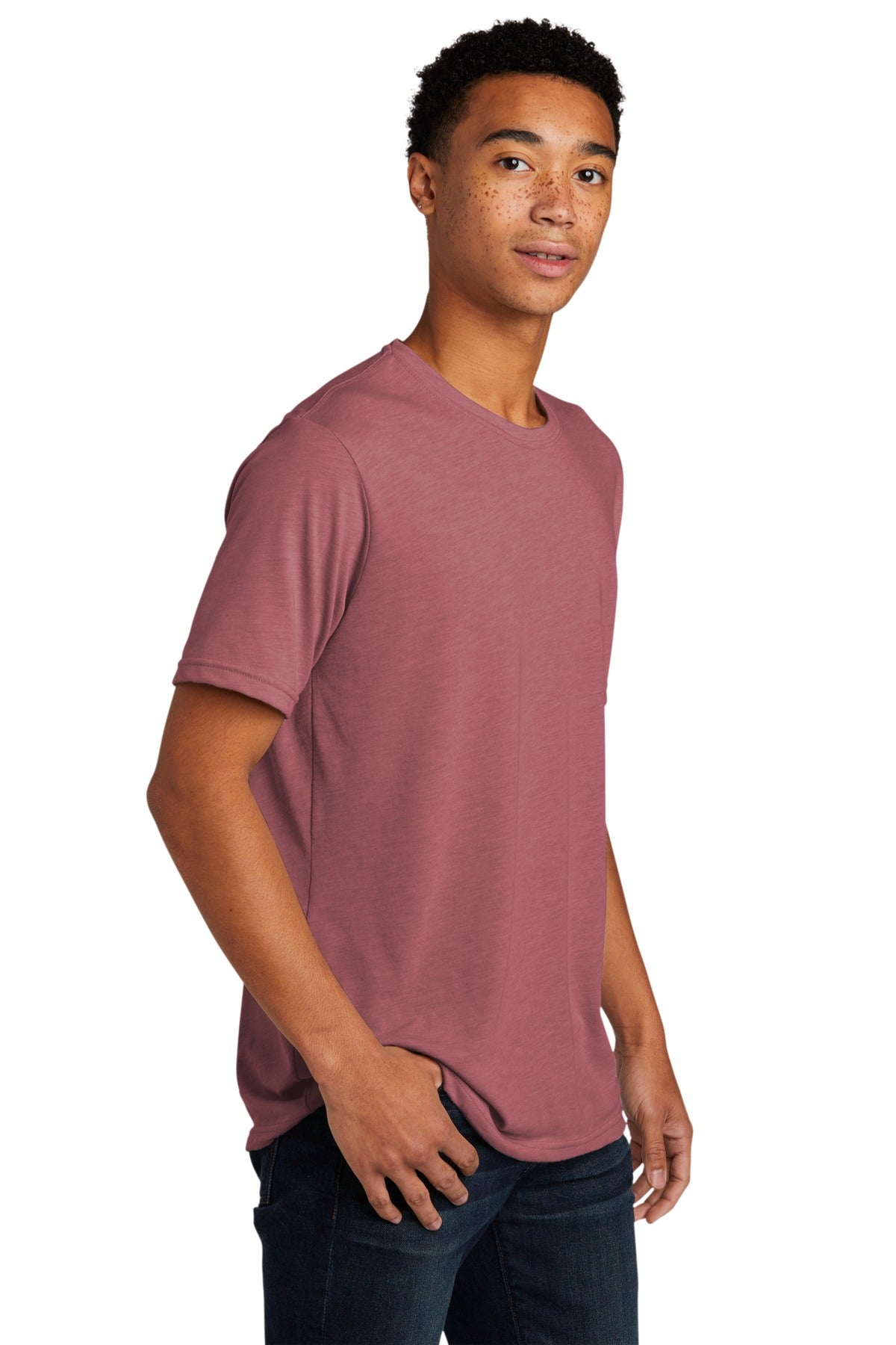 SmkPaprika Next Level Apparel Adult Poly/Cotton Tee. NL6200 plain