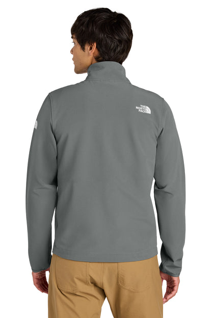 SmokedPrGy The North Face Edge Stretch Soft Shell Jacket NF0A8ENN plain