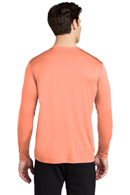 Soft Coral Sport-Tek Posi-UV Pro Long Sleeve Tee. ST420LS plain