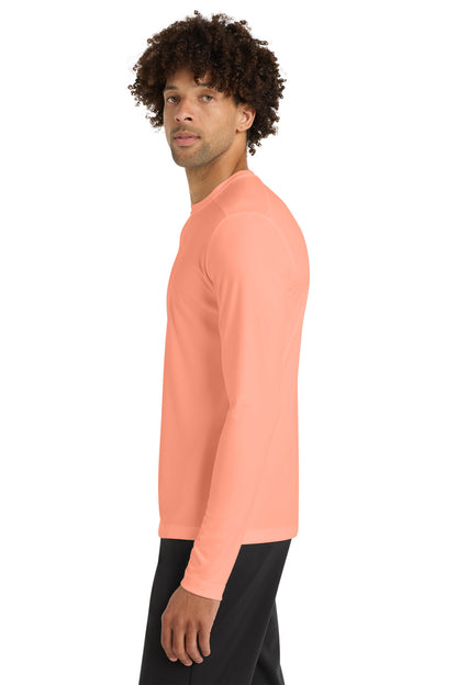 Soft Coral Sport-Tek Posi-UV Pro Long Sleeve Tee. ST420LS plain