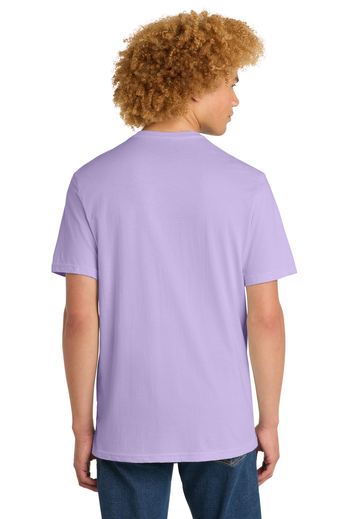 Soft Purple District Perfect Weight Tee. DT104 plain
