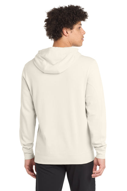 SoftBeige New Era Tri-Blend Fleece Pullover Hoodie. NEA510 plain