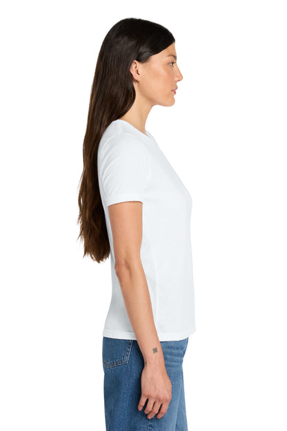 SolidWhtTB BELLA+CANVAS Women's Relaxed Triblend Tee BC6413 plain