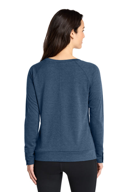 SparBlue OGIO Women's Command Long Sleeve Scoop Neck LOG150 plain