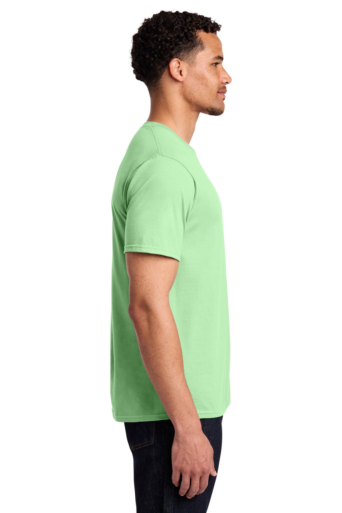 Spearmint Port & Co Fan Favorite Tee. PC450 plain