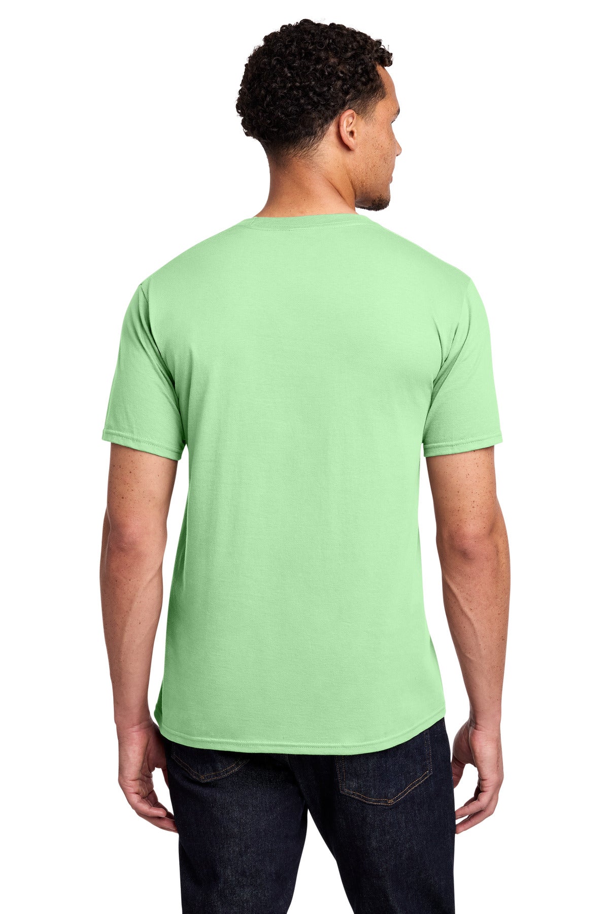 Spearmint Port & Co Fan Favorite Tee. PC450 plain