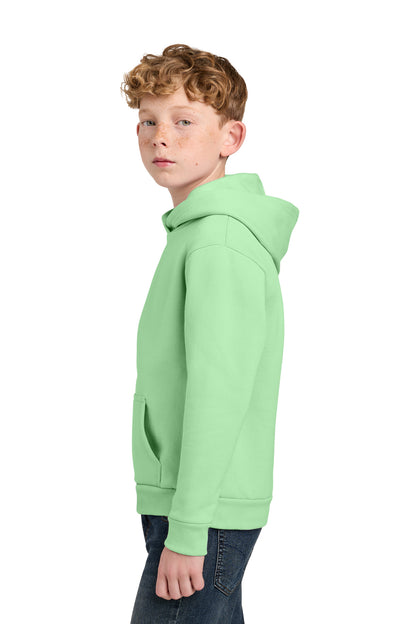 Spearmint Port & Co Youth Easy Fleece Pullover Hooded Sweatshirt PC68YH