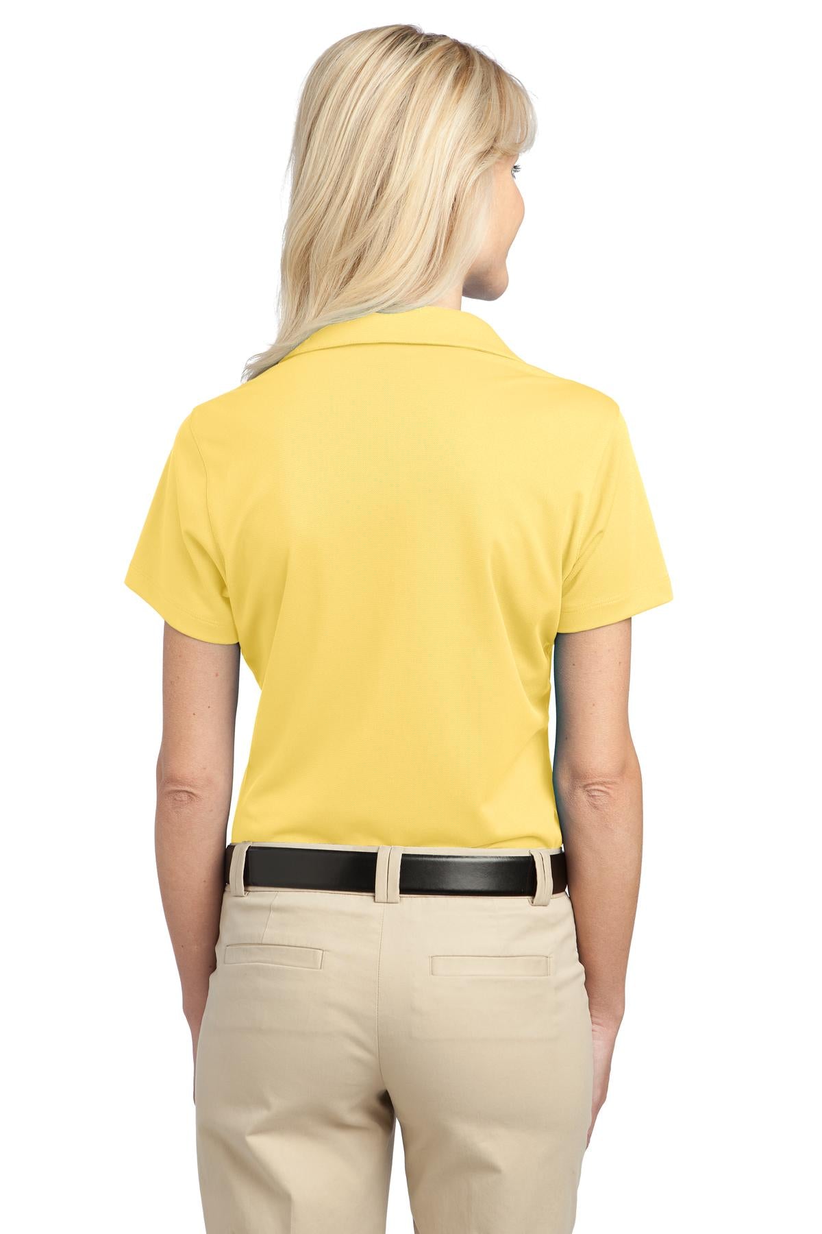 Splendid Ylw Port Authority Women's Tech Pique Polo. L527 plain