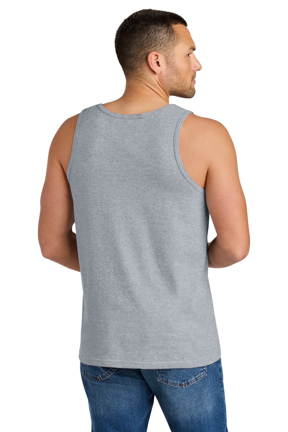 Sport Grey Gildan Heavy Cotton Tank Top. G5200 plain