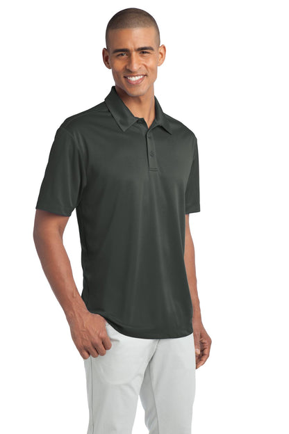 Steel Grey Port Authority Tall Silk Touch Performance Polo. TLK540 plain