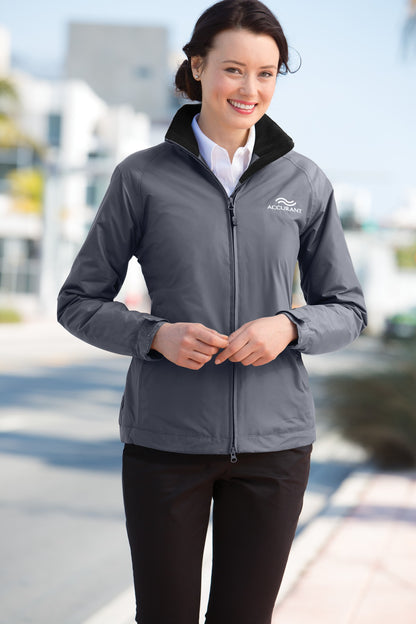 Steel Gy/Tr Bk Port Authority Women's Challenger Jacket. L354 plain