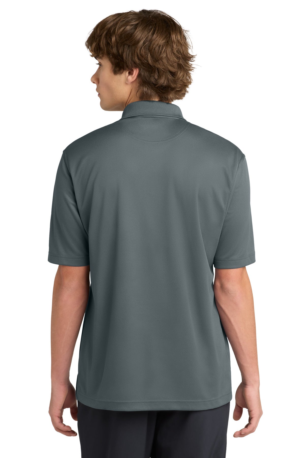 Steel Sport-Tek Dri-Mesh Polo. K469 plain