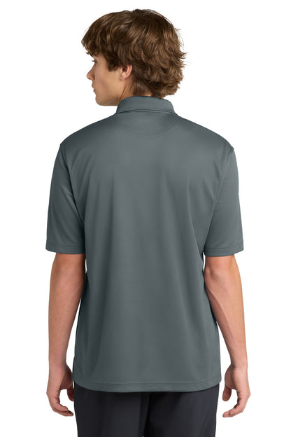 Steel Sport-Tek Dri-Mesh Polo. K469 plain