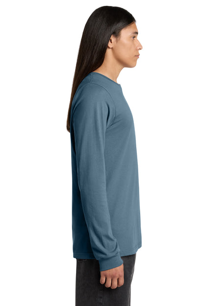 SteelBlue BELLA+CANVAS Unisex Jersey Long Sleeve Tee. BC3501 plain