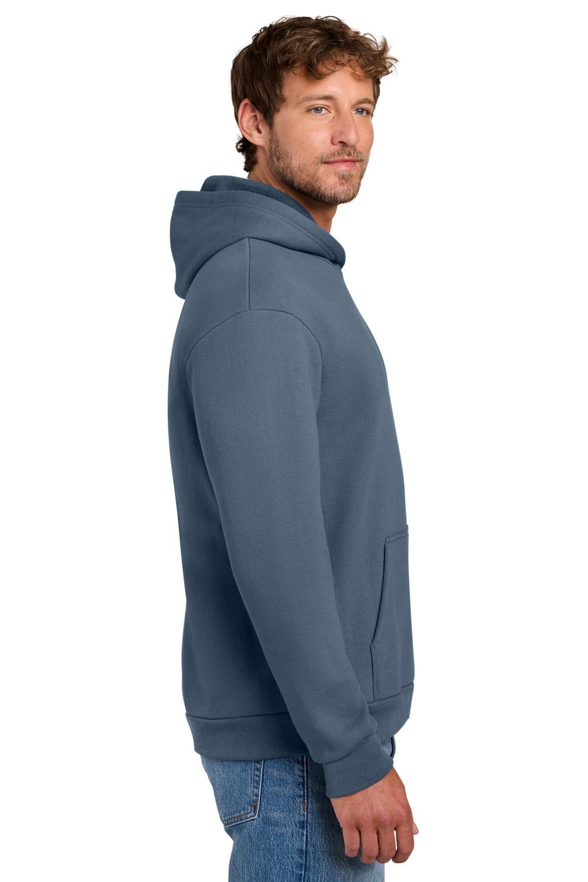 SteelBlue Port & Co Easy Fleece Pullover Hooded Sweatshirt PC68H