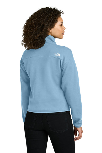 SteelBlue The North Face Women's Double-Knit 1/2-Zip Fleece NF0A8C5H plain