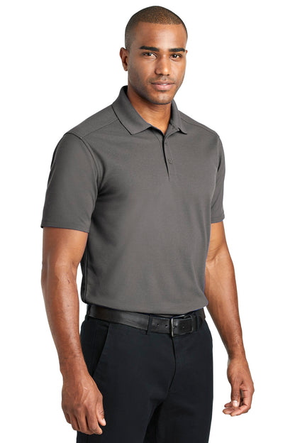 Sterling Grey Port Authority EZPerformance Pique Polo. K600 plain
