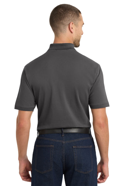 Sterling Grey Port Authority Tall EZCotton Polo TK8000 plain