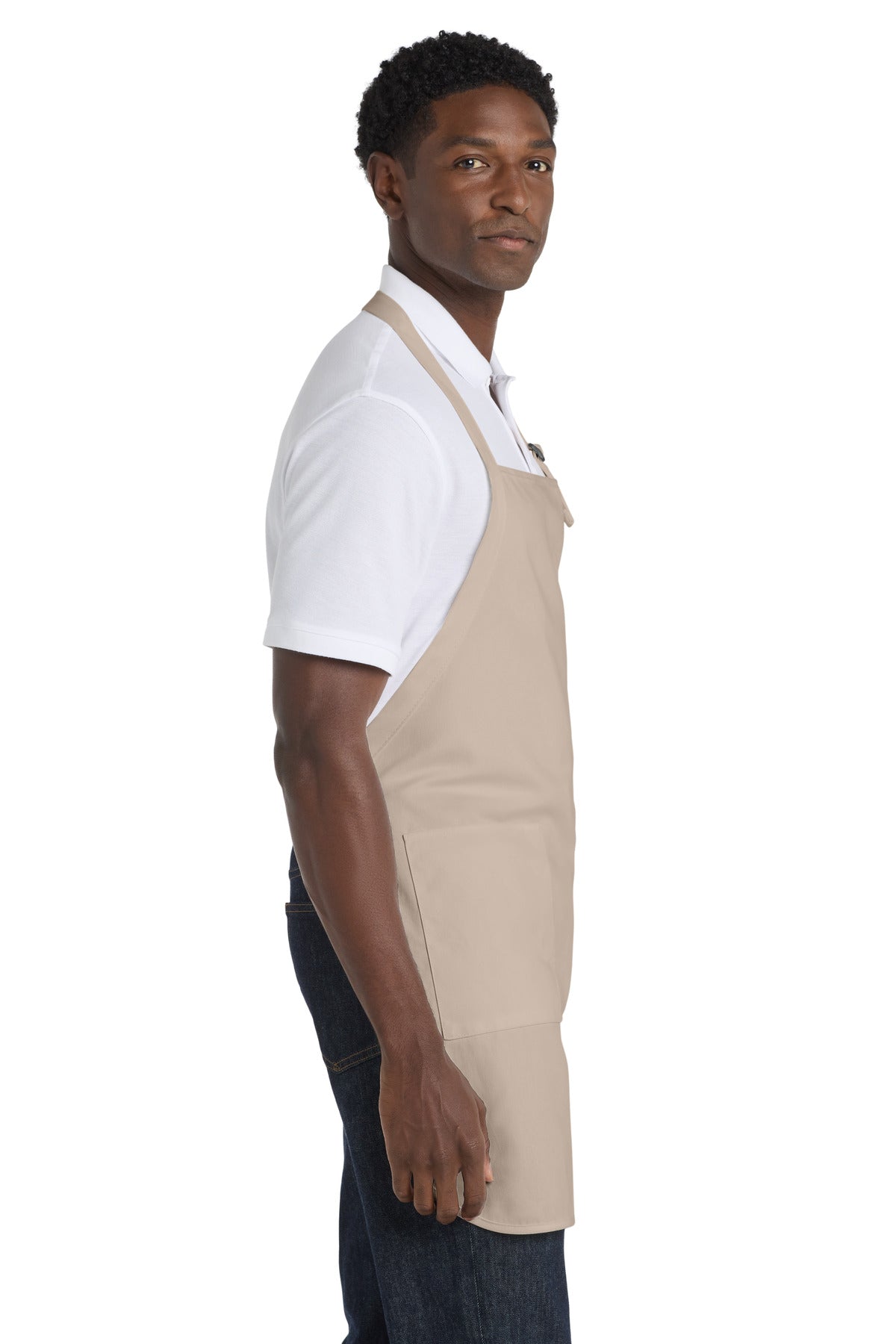 Stone Port Authority Full-Length Apron with Pockets. A500