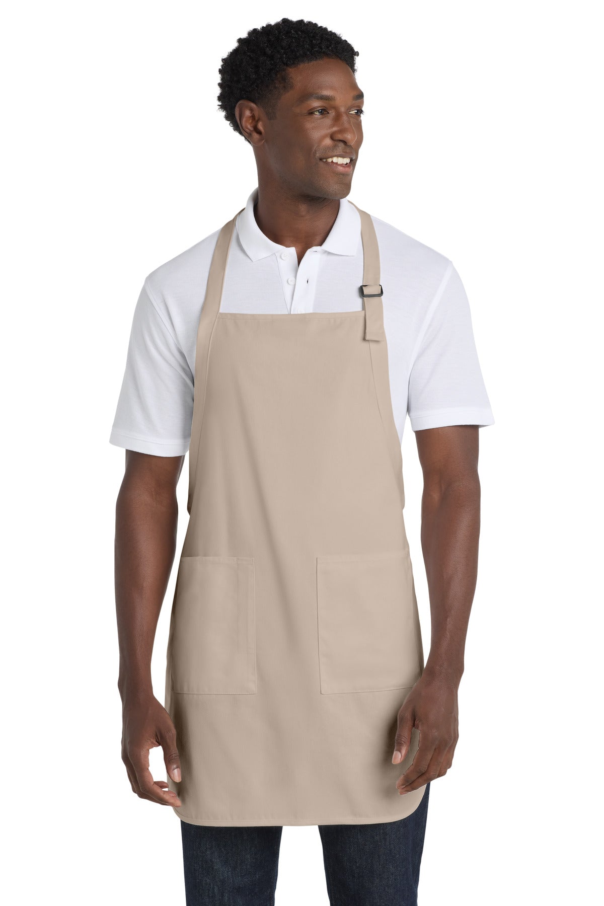 Stone Port Authority Full-Length Apron with Pockets. A500