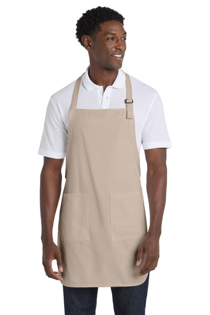 Stone Port Authority Full-Length Apron with Pockets. A500
