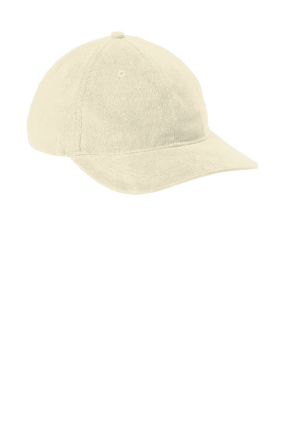 Stone Port Authority Light Corduroy Dad Cap C973 plain