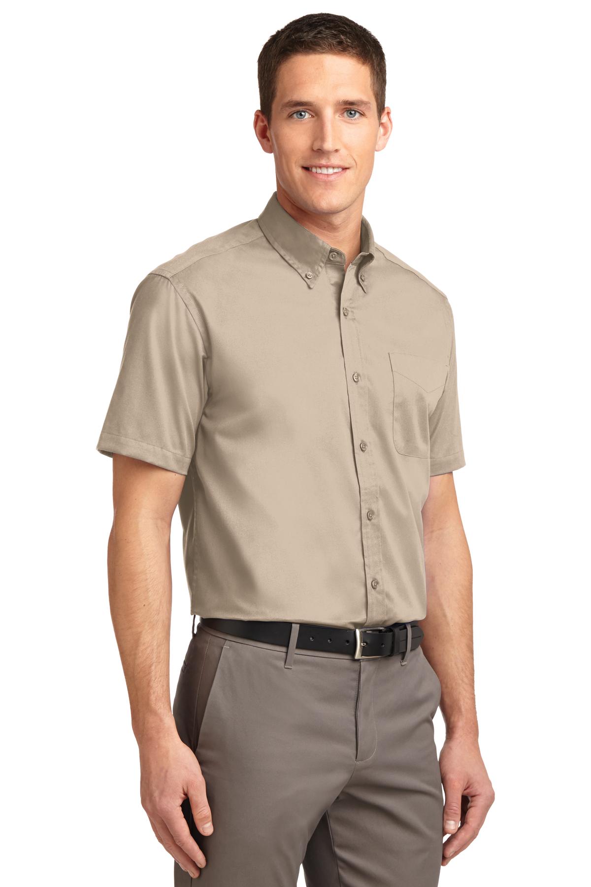 Stone Port Authority Short Sleeve Easy Care Shirt. S508 plain