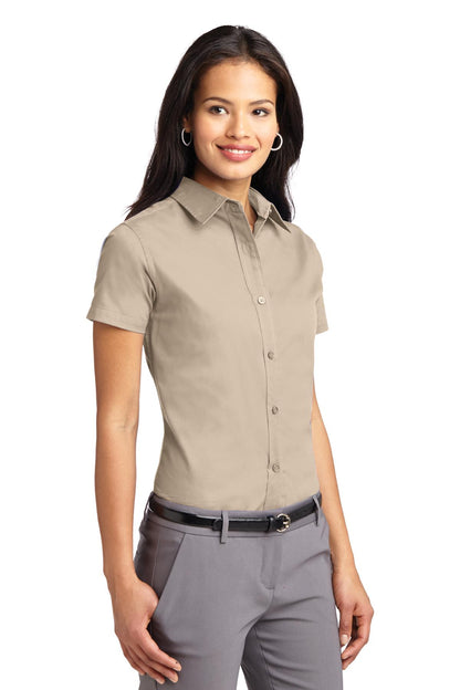 Stone Port Authority Women's Short Sleeve Easy Care Shirt. L508 plain