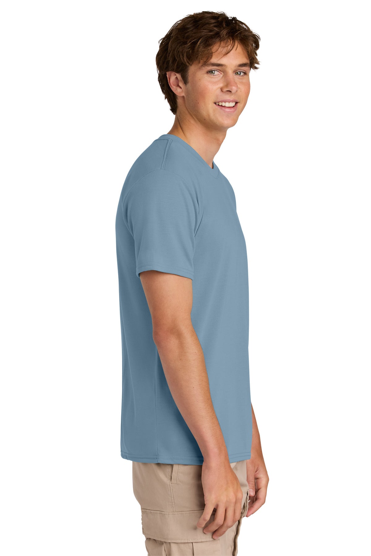 StoneBlue Gildan Gildan Performance T-Shirt. 42000 plain