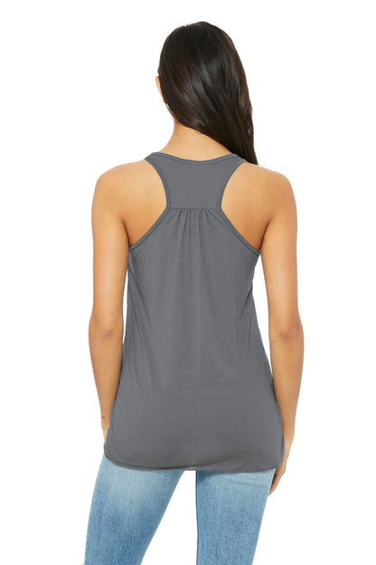 Storm BELLA+CANVAS Women's Flowy Racerback Tank. BC8800 plain